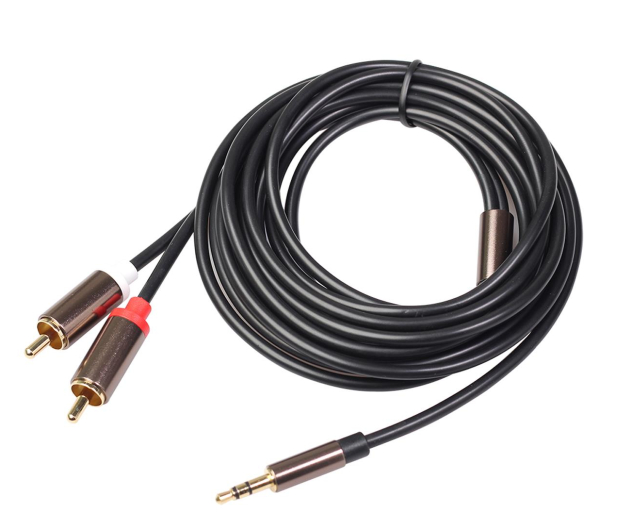 Mozos Kabel Przewód audio JACK3.5mm - 2x RCA Stereo 3m - 1239312 - zdjęcie